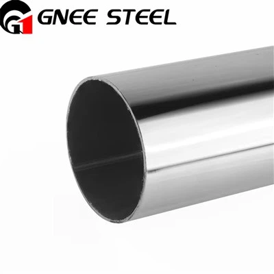 Rør i polert rustfritt stål